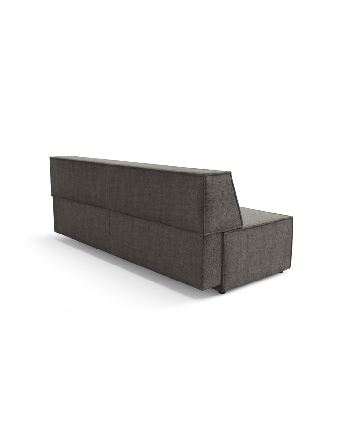 Canapé droit convertible couchage de 140x200 cm coffre 202 cm Soria