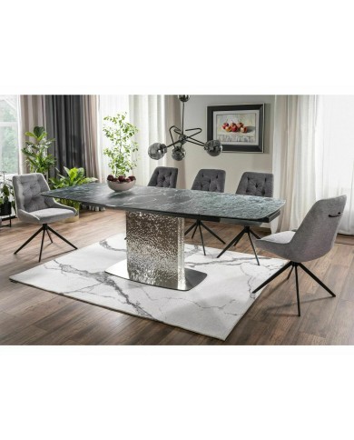 Table céramique extensible design 160 (240) x 90 cm LUNARIS