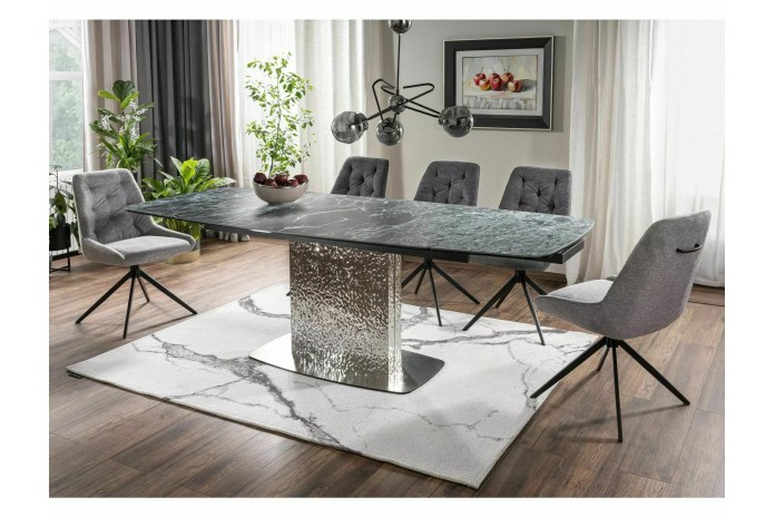 Table céramique extensible design 160 (240) x 90 cm LUNARIS