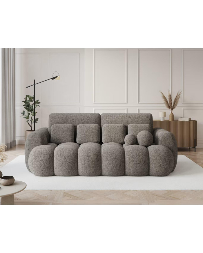 Canape convertible coffre marron/gris Cotoon Club – Le cocon ultra tendance  : L'élégance moelleuse du quotidien