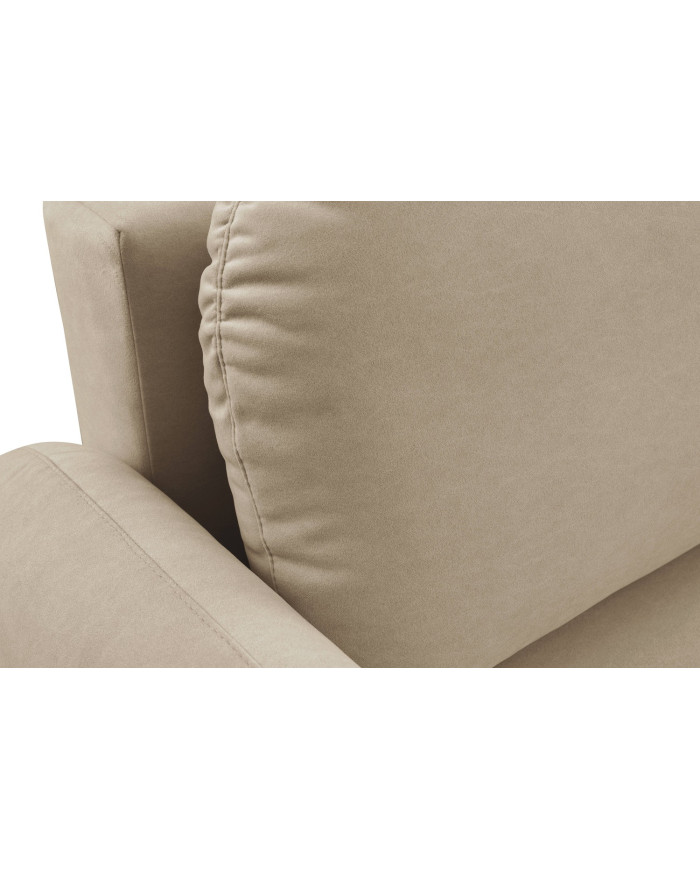 Canapé droit convertible couchage 140x200 cm avec coffre 232 cm SOFT