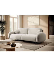 Canapé droit convertible couchage 140x200 cm avec coffre 232 cm SOFT