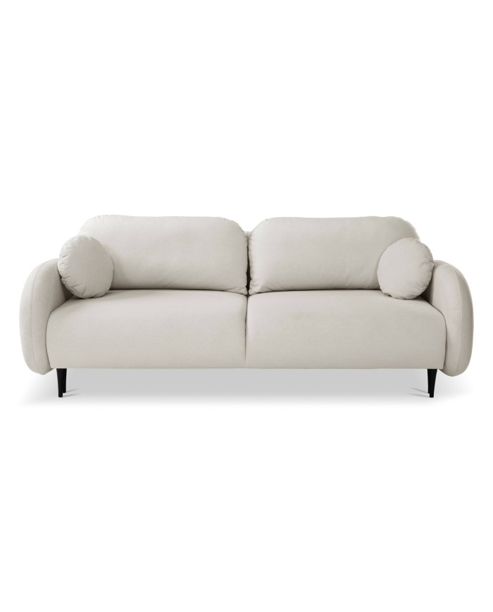 Canapé droit convertible couchage 140x200 cm avec coffre 232 cm SOFT