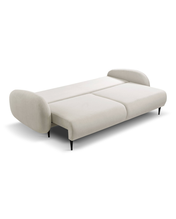 Canapé droit convertible couchage 140x200 cm avec coffre 232 cm SOFT