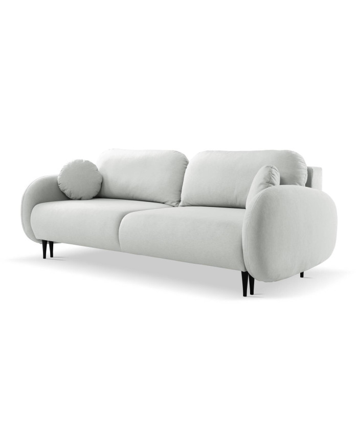 Canapé droit convertible couchage 140x200 cm avec coffre 232 cm SOFT