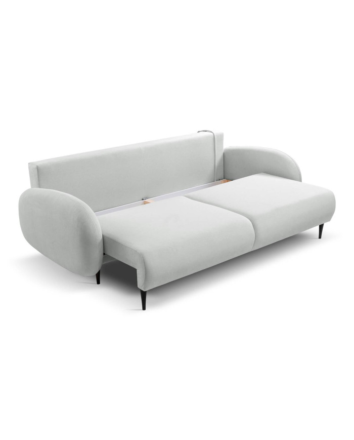Canapé droit convertible couchage 140x200 cm avec coffre 232 cm SOFT