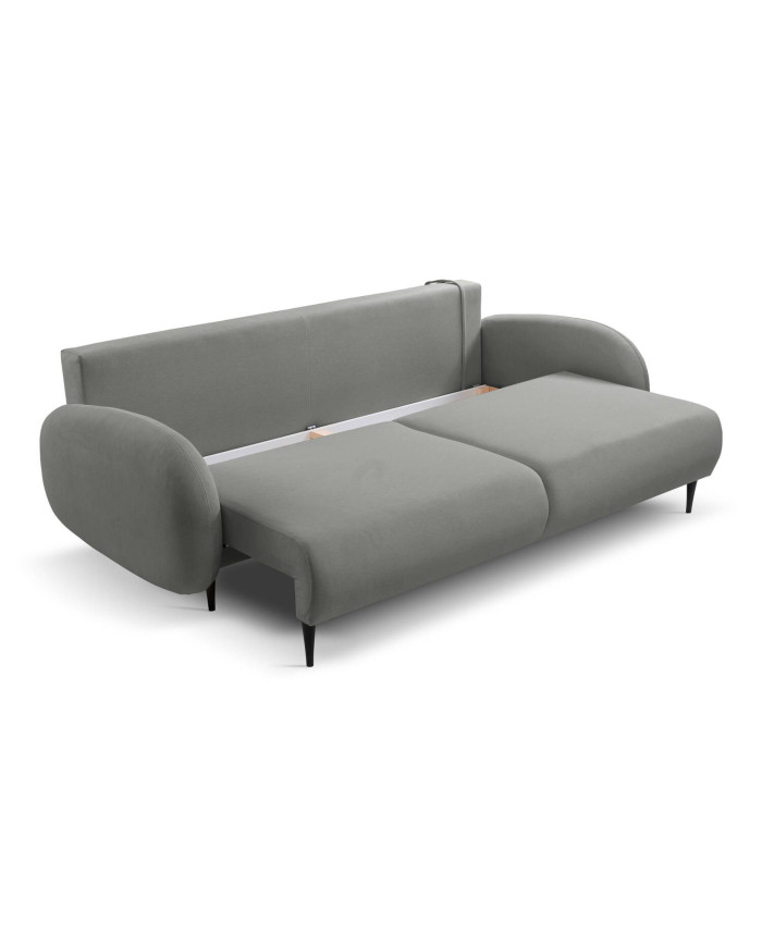 Canapé droit convertible couchage 140x200 cm avec coffre 232 cm SOFT