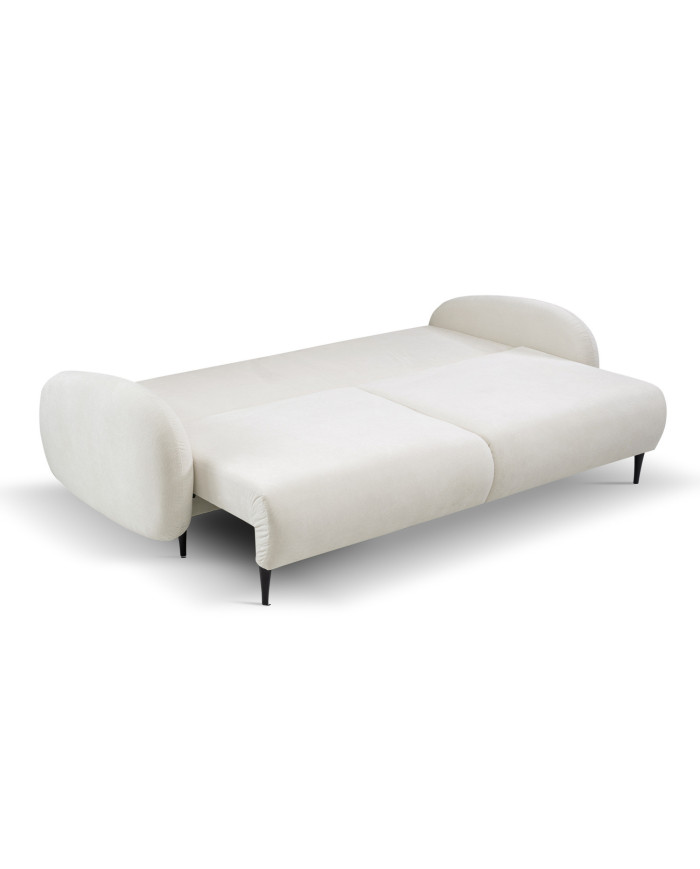 Canapé droit convertible couchage 140x200 cm avec coffre 232 cm SOFT