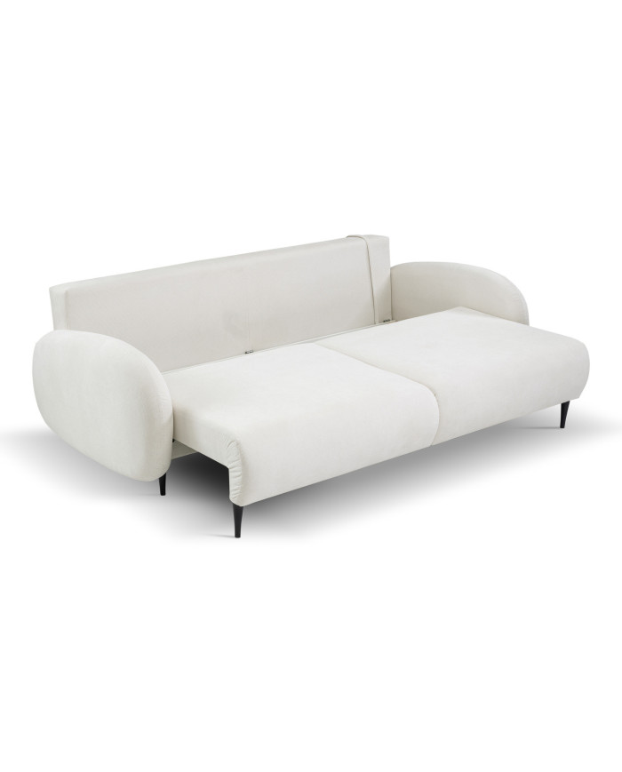 Canapé droit convertible couchage 140x200 cm avec coffre 232 cm SOFT