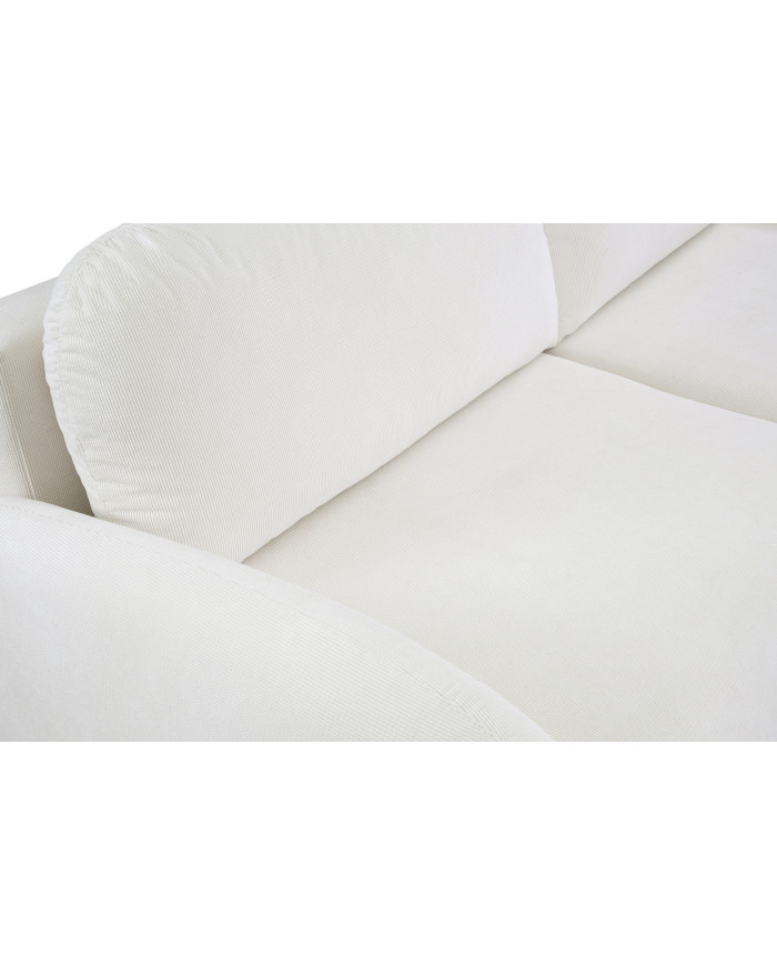 Canapé droit convertible couchage 140x200 cm avec coffre 232 cm SOFT