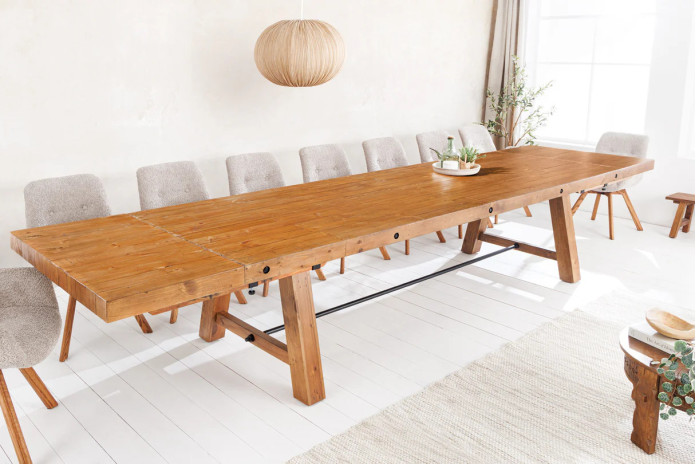 Table à manger FINULTRA  extensible de 300 à 400 cm, 12 à 16 convives
