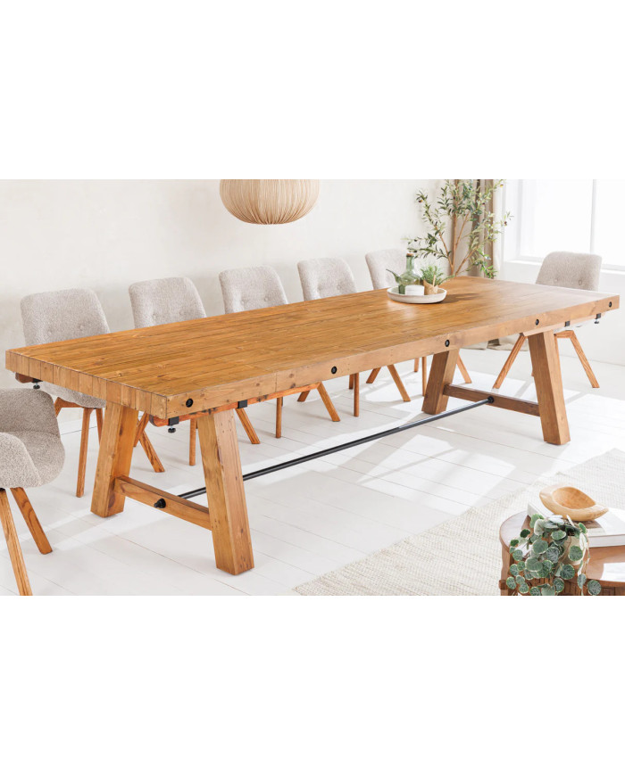 Table à manger FINULTRA  extensible de 300 à 400 cm, 12 à 16 convives