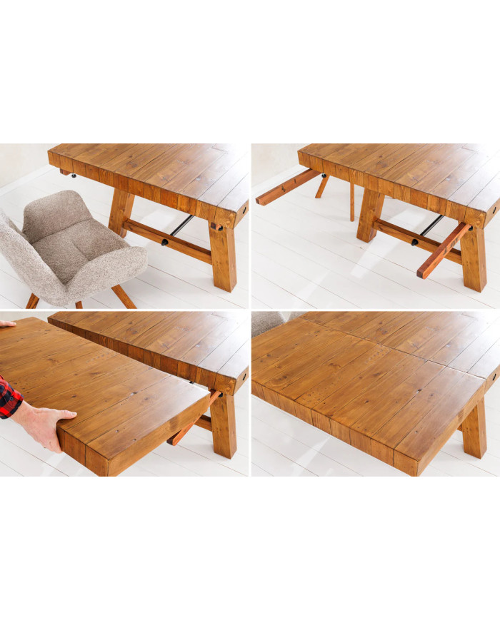 Table à manger FINULTRA  extensible de 300 à 400 cm, 12 à 16 convives