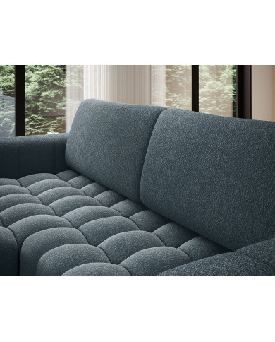 Canapé d'angle convertible coffre 250x156x92 cm Bonetto :Élégance, confort et praticité réunis dans un design contemporain.