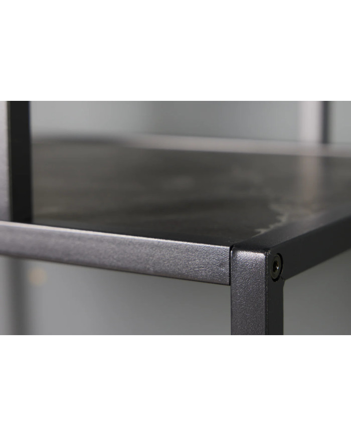 BLACK FRIDAY — ÉTAGÈRE NOVA LINE 115×80 cm EFFET MARBRE ANTHRACITE