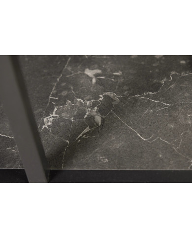 ÉTAGÈRE NOVA LINE 185 x 77 cm EFFET MARBRE ANTHRACITE
