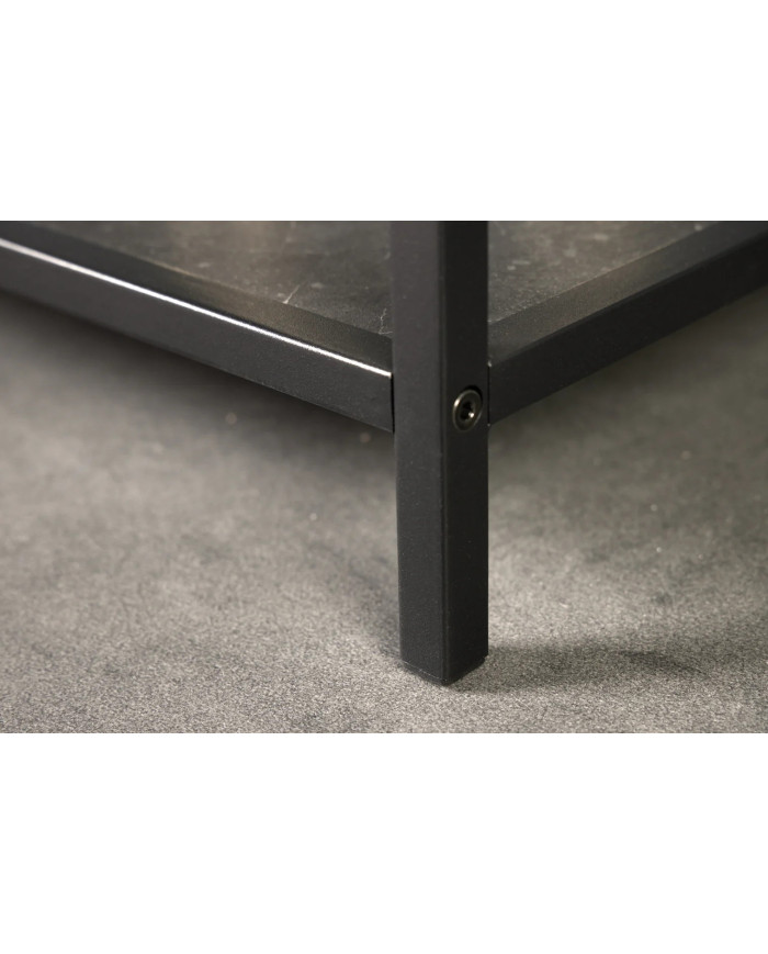 ÉTAGÈRE NOVA LINE 185 x 77 cm EFFET MARBRE ANTHRACITE