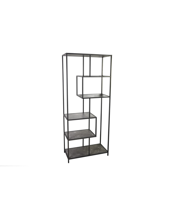 ÉTAGÈRE NOVA LINE 185 x 77 cm EFFET MARBRE ANTHRACITE