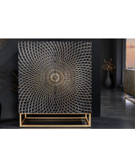 Buffet haut 120 cm en bois de manguier sculpté à la main IMPERIAL SHADOW