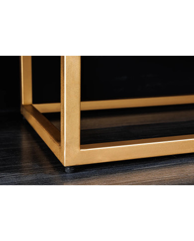 Buffet haut 120 cm en bois de manguier sculpté à la main IMPERIAL SHADOW