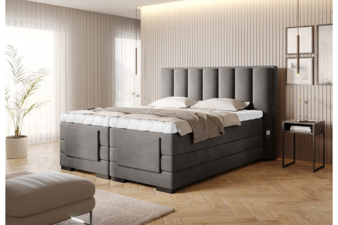 Lit Boxspring Électrique ZenMotion – 140×200 cm : Confort haut de gamme · Technologie motorisée · Fabrication de qualité