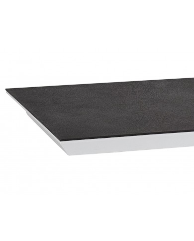 Table extensible MDF et verre trempé ALAS II
