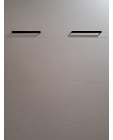Lit escamotable vertical 160×200 cm blanc | Gain de place