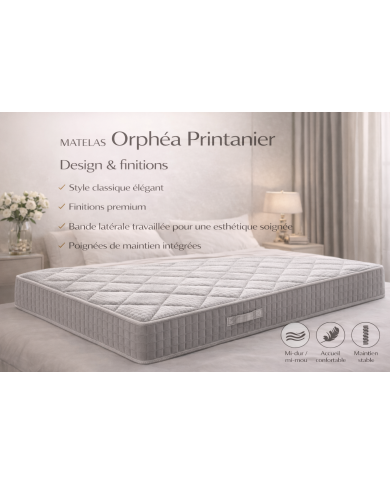 Matelas mémoire de forme & ressorts ensachés 25 cm