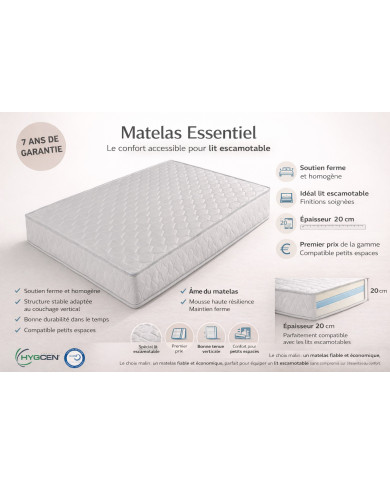 Matelas RÊVE spécial lit escamotable – Confort & gain de place | Mobili & Co