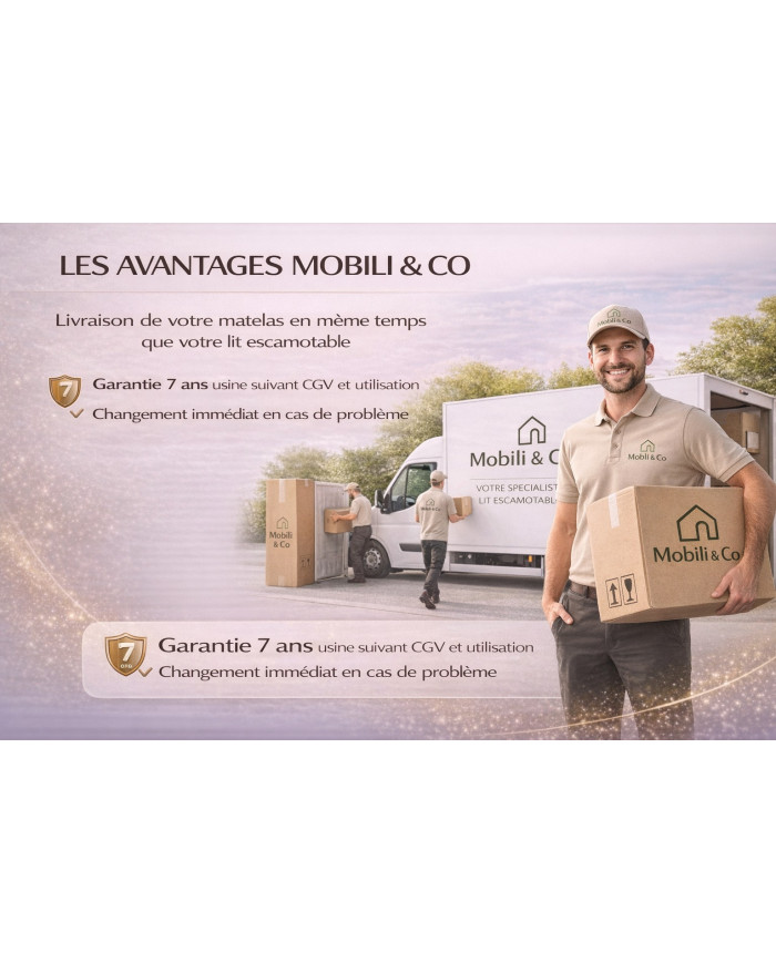 Matelas Ortho spécial lit escamotable – Maintien ferme & durable | Mobili & Co