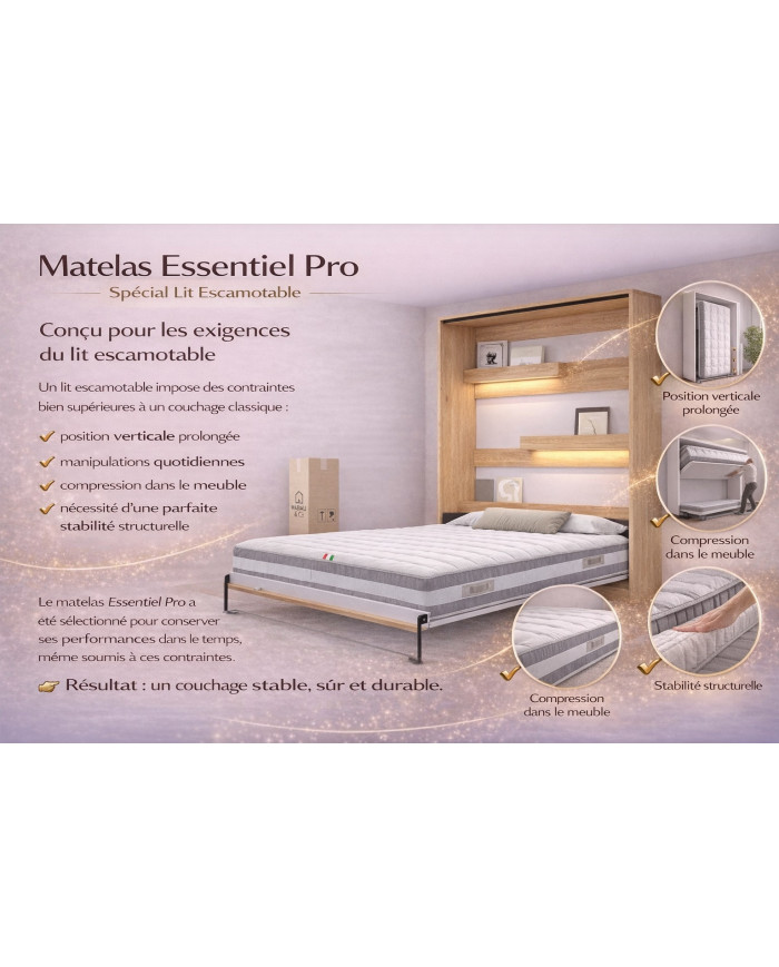 Matelas Ortho spécial lit escamotable – Maintien ferme & durable | Mobili & Co