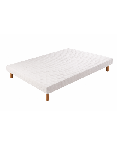 Sommier tapissier tissu – Fabrication italienne – Lattes rigides – Garantie 7 ans | Mobili & Co
