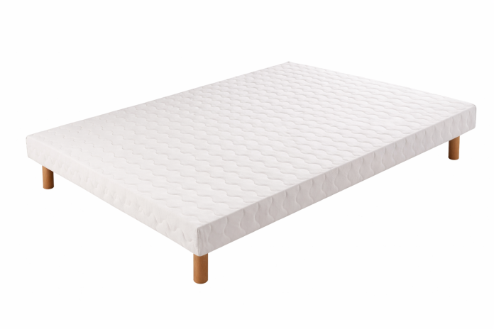 Sommier tapissier tissu – Fabrication italienne – Lattes rigides – Garantie 7 ans | Mobili & Co