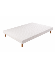 Sommier tapissier tissu – Fabrication italienne – Lattes rigides – Garantie 7 ans | Mobili & Co