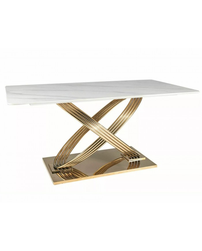 Table contemporaine Plateau céramique Hermès 160x90 cm