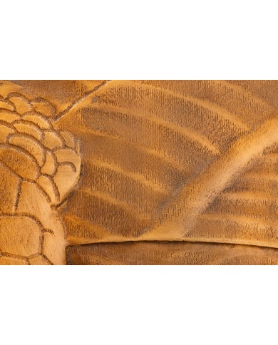 Buffet serpent sculpté en bois de manguier 120 cm  COBRA