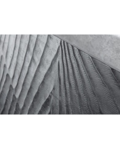 Lit 180x200 cm en bois de manguier sculpté à la main OBSIDIAN