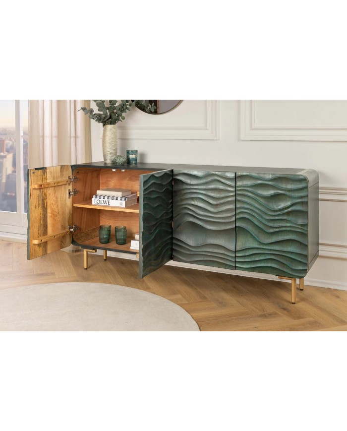 Buffet 160 cm en bois de manguier MAR