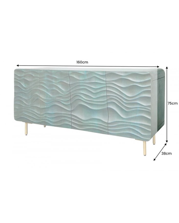 Buffet 160 cm en bois de manguier MAR