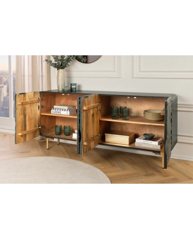 Buffet 160 cm en bois de manguier MAR