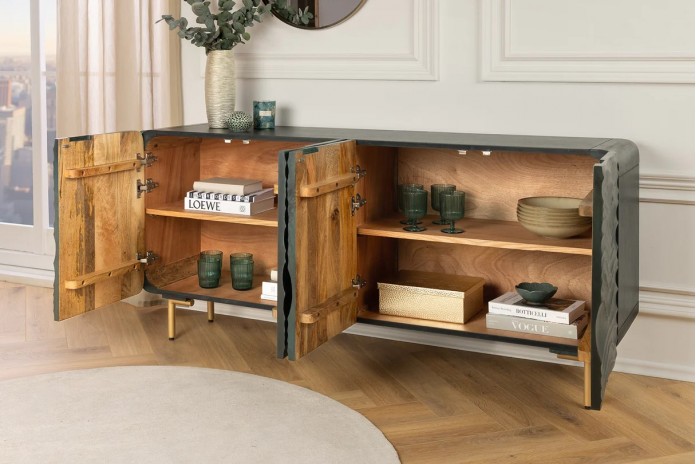 Buffet 160 cm en bois de manguier MAR