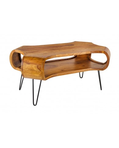 Table basse en bois massif 100 cm HARMONY WOOD