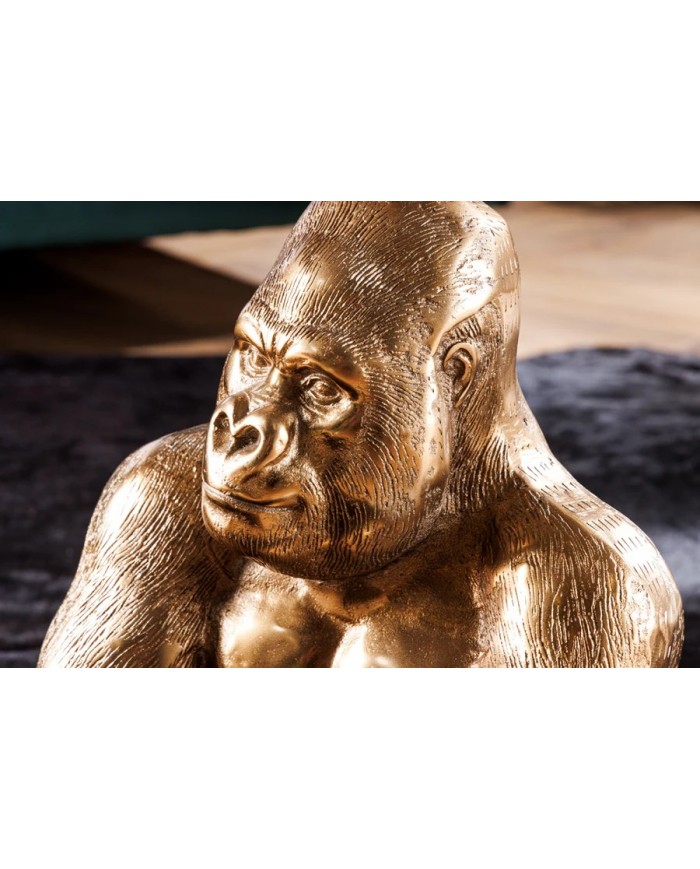 Table d'appoint en verre 60 cm PRIMAL GOLD