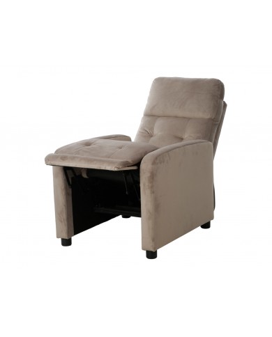 Fauteuil avec fonction relaxation ultra confort beige Monta