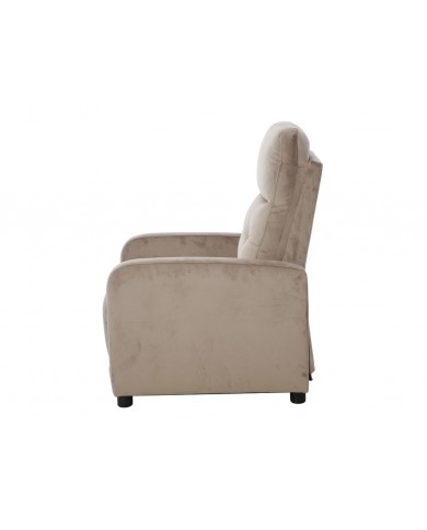 Fauteuil avec fonction relaxation ultra confort beige Monta