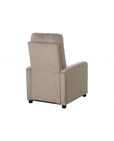 Fauteuil avec fonction relaxation ultra confort beige Monta
