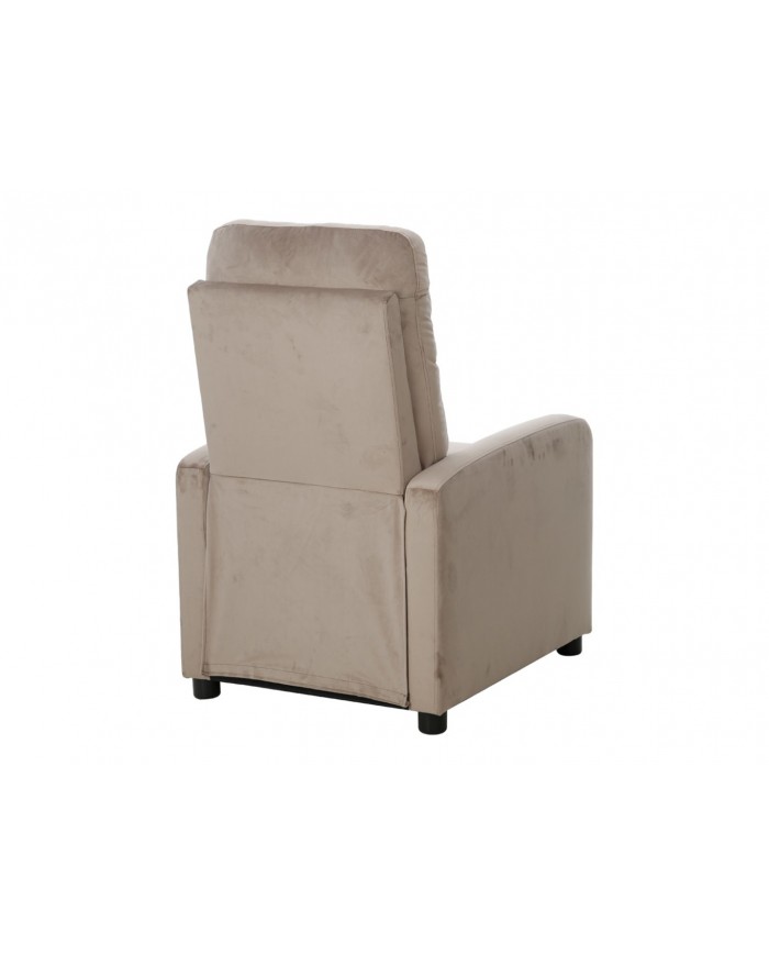 Fauteuil avec fonction relaxation ultra confort beige Monta