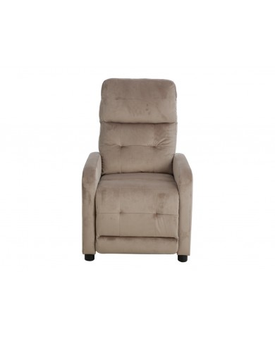 Fauteuil avec fonction relaxation ultra confort beige Monta