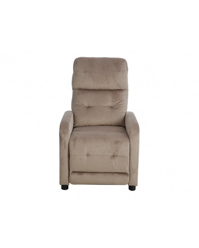 Fauteuil avec fonction relaxation ultra confort beige Monta