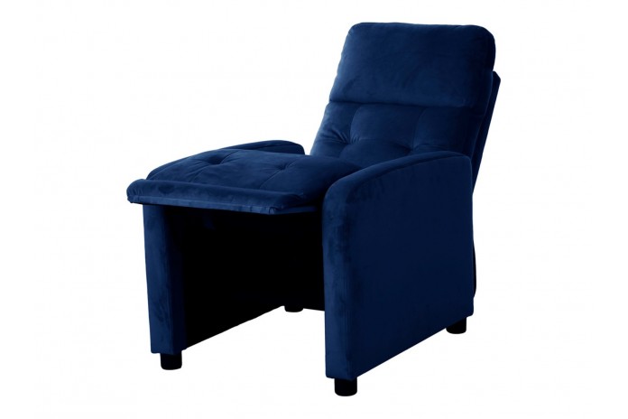 Offre Exceptionnelle ! Fauteuil avec fonction relaxation ultra confort blue Monta